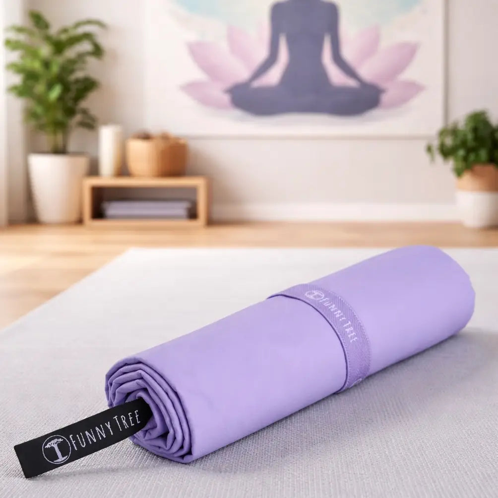 Mikrofaser Handtuch 70x140 cm von Funny Tree – leichtes Duschtuch für Reise, Sport und Alltag