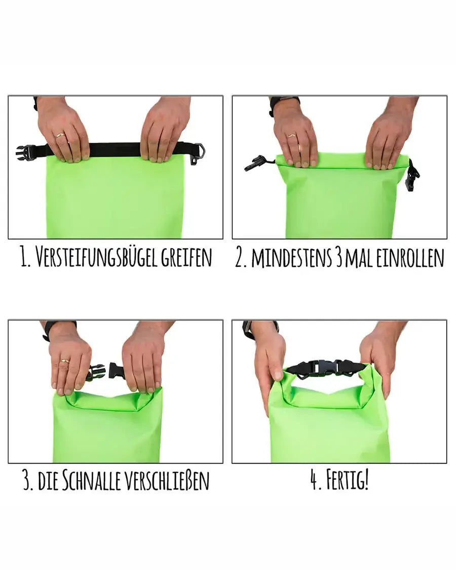 Drybag Trockentasche – Wasserdichter Packsack | Hellblau