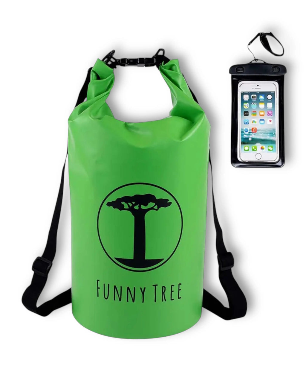 Drybag Trockentasche – Wasserdichter Packsack | Grün