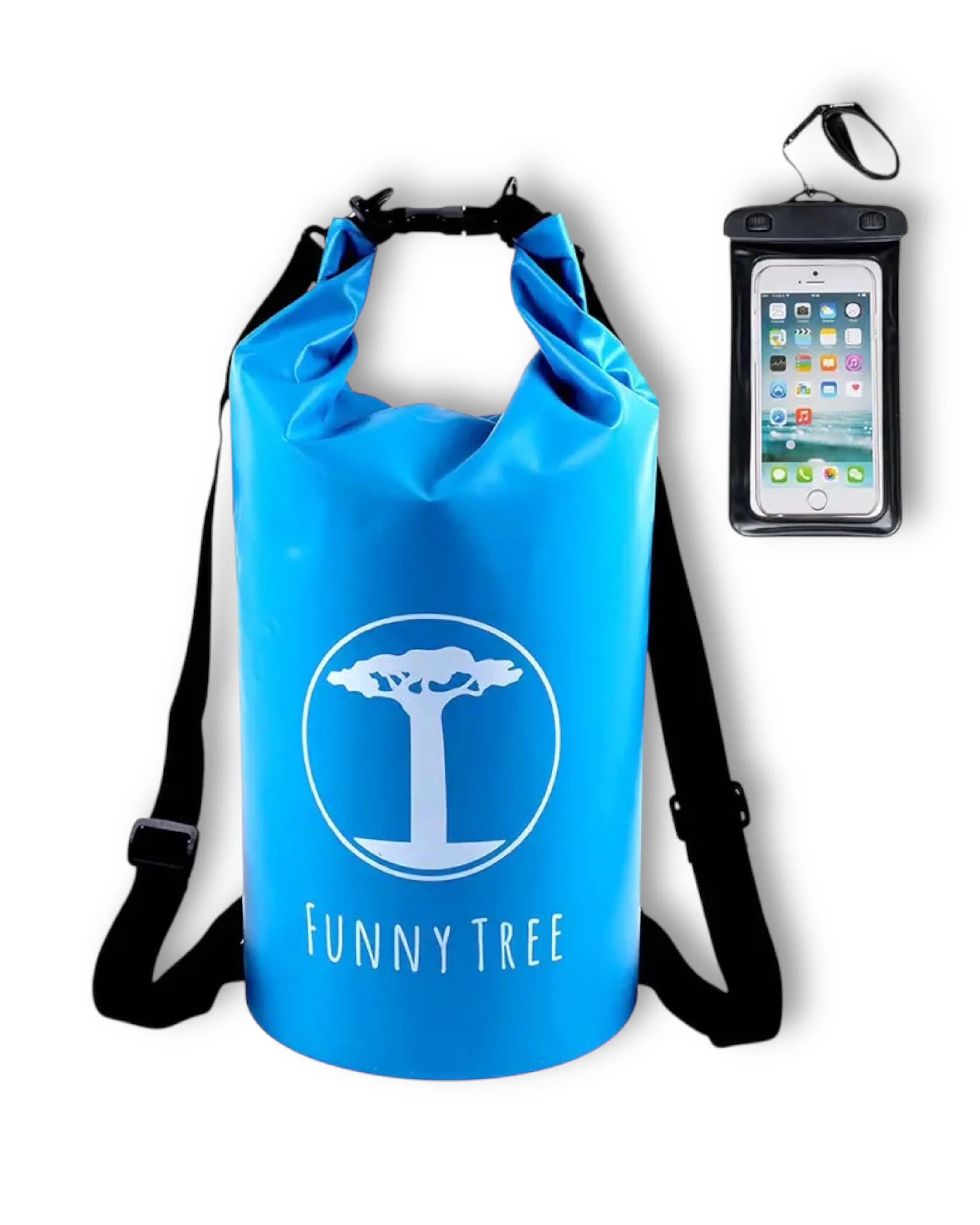 Drybag Trockentasche – Wasserdichter Packsack | Hellblau