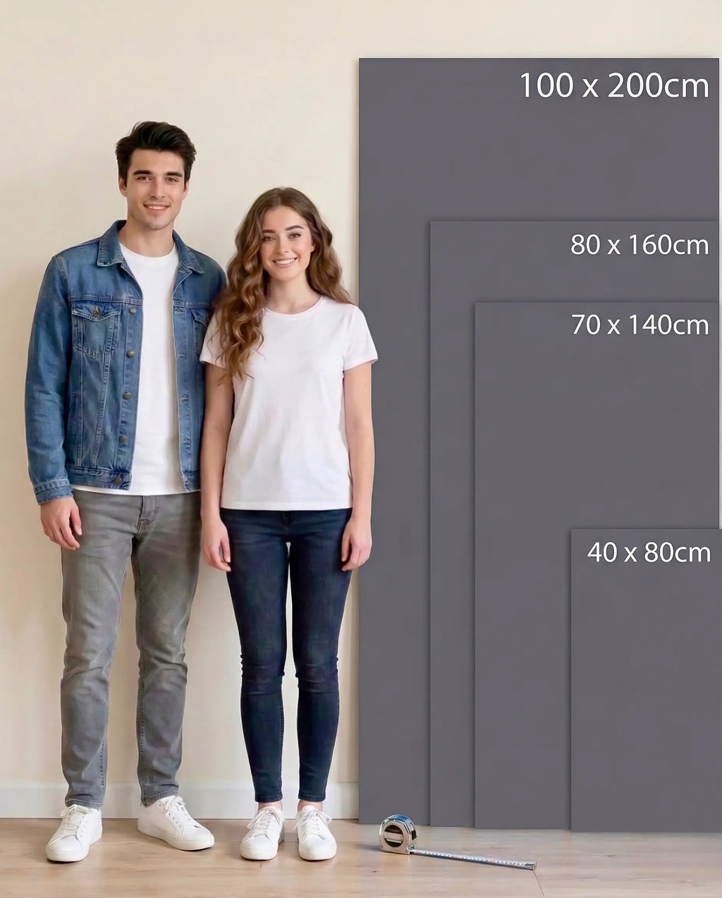 Nachhaltiges EcoGreen Mikrofaserhandtuch | Dunkelgrau