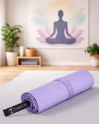 Mikrofaser Handtuch Lavendel im Einsatz – Sauna, Gym & Outdoor