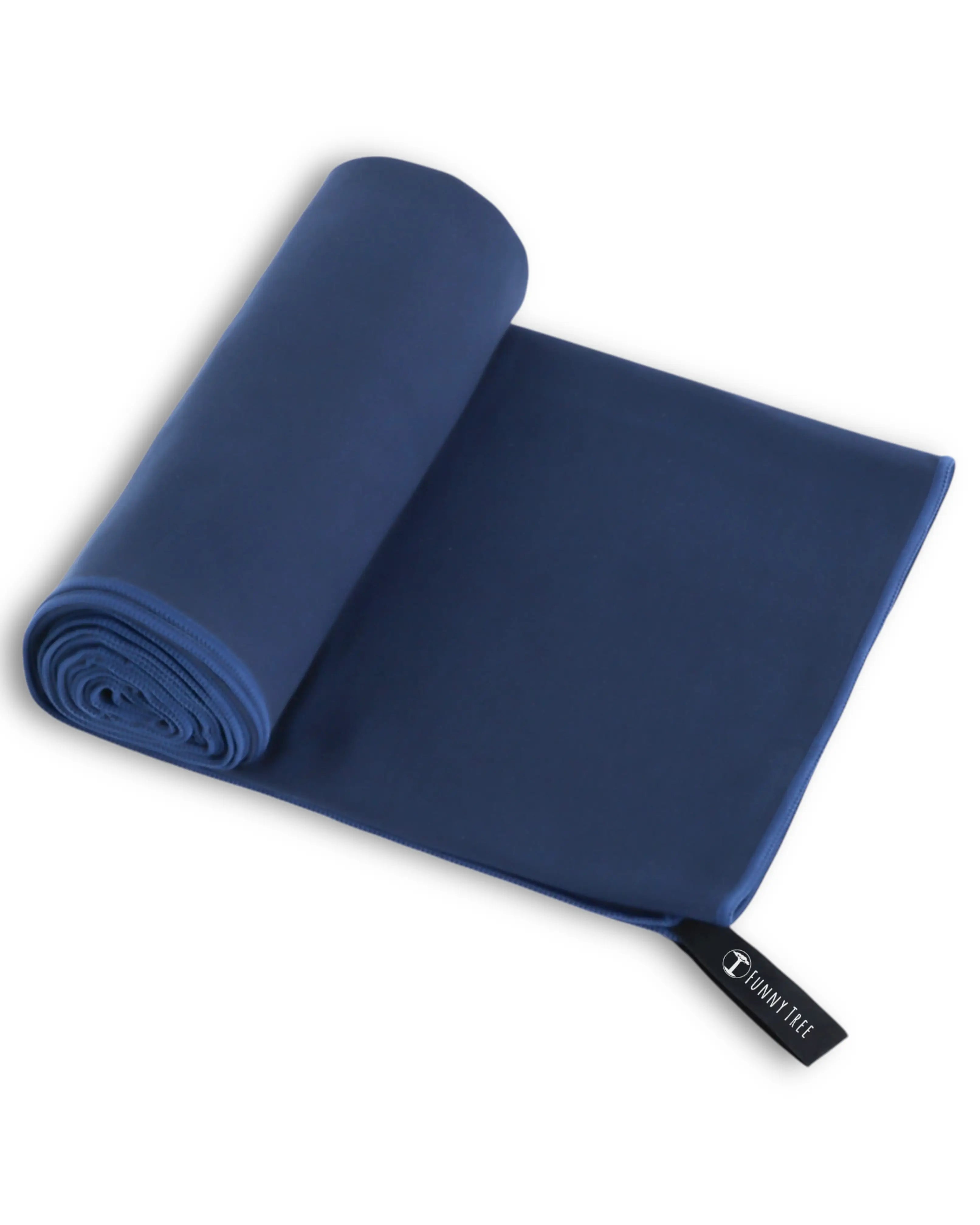 Nachhaltiges EcoGreen Mikrofaserhandtuch | Nachtblau