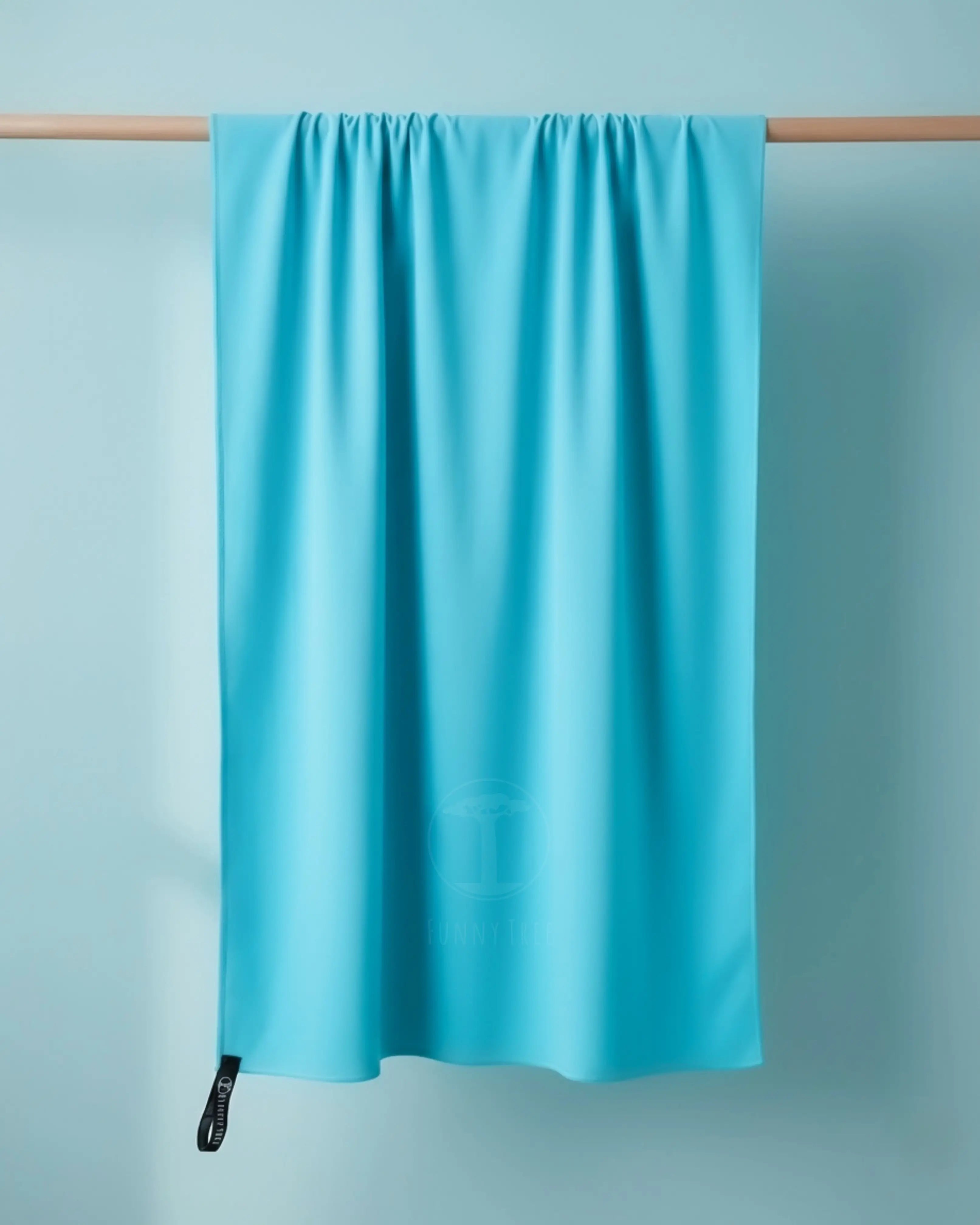 Nachhaltiges EcoGreen Mikrofaserhandtuch | Türkis