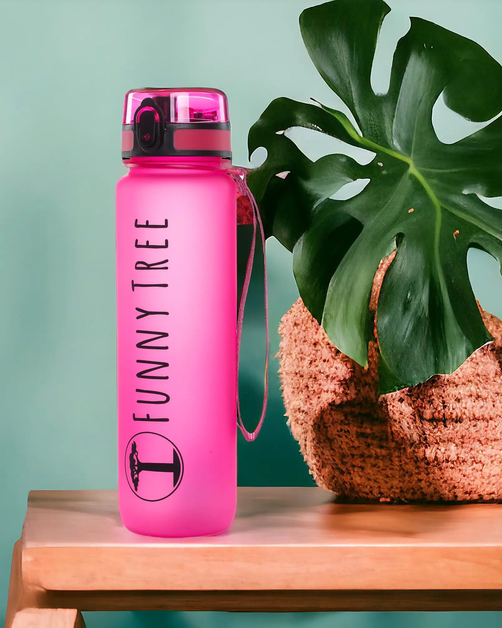 BPA-freie Trinkflasche aus Tritan | Hot Pink