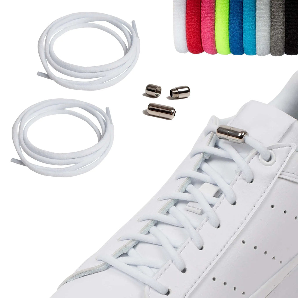 Elastische Schnürsenkel Pure Weiß – elastische Schnürsenkel für Sneaker