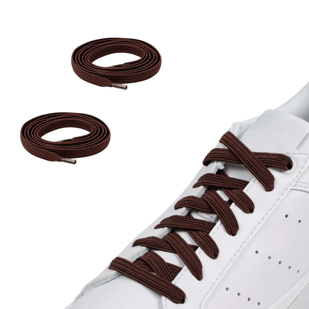 Elastische Schnürsenkel Casual Braun – elastische Schnürsenkel für Sneaker