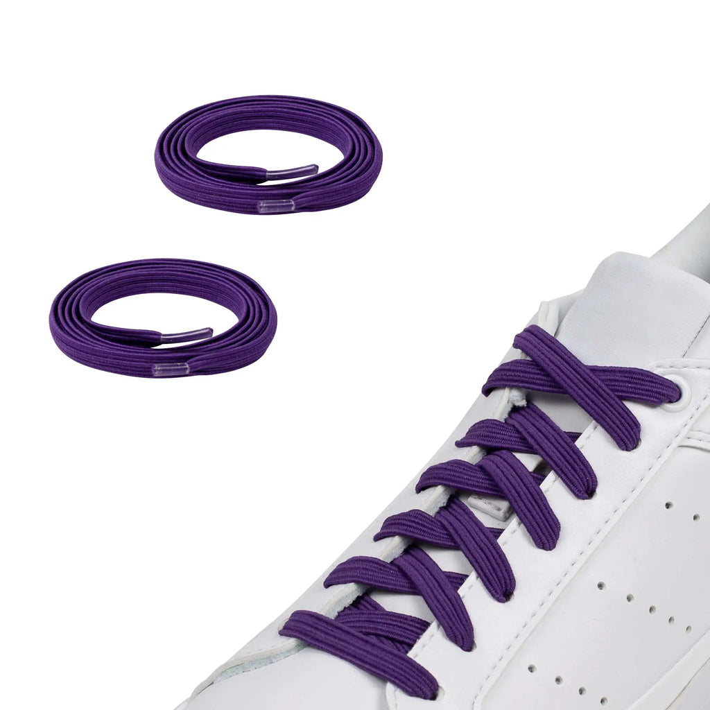Elastische Schnürsenkel Casual Lila – elastische Schuhbänder für Sneaker