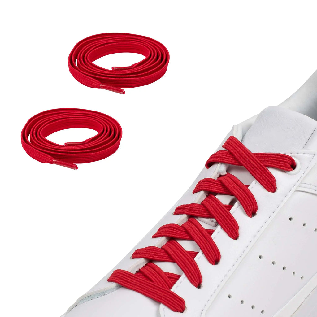 Elastische Schnürsenkel Casual Rot – elastische Schnürsenkel für Sneaker