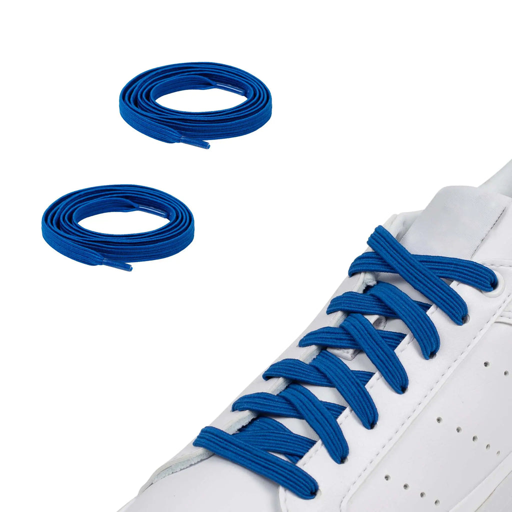 Elastische Schnürsenkel Casual Royalblau – flexible Schuhbänder für Alltag & Freizeit